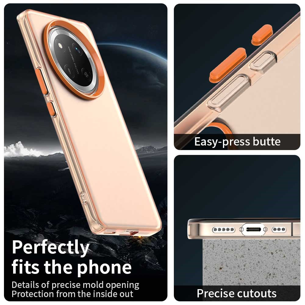 For Honor Magic7 Lite 5G / X9c 5G / X60 Pro 5G Case PC+TPU+PET Matte Anti-Drop Phone Back Cover