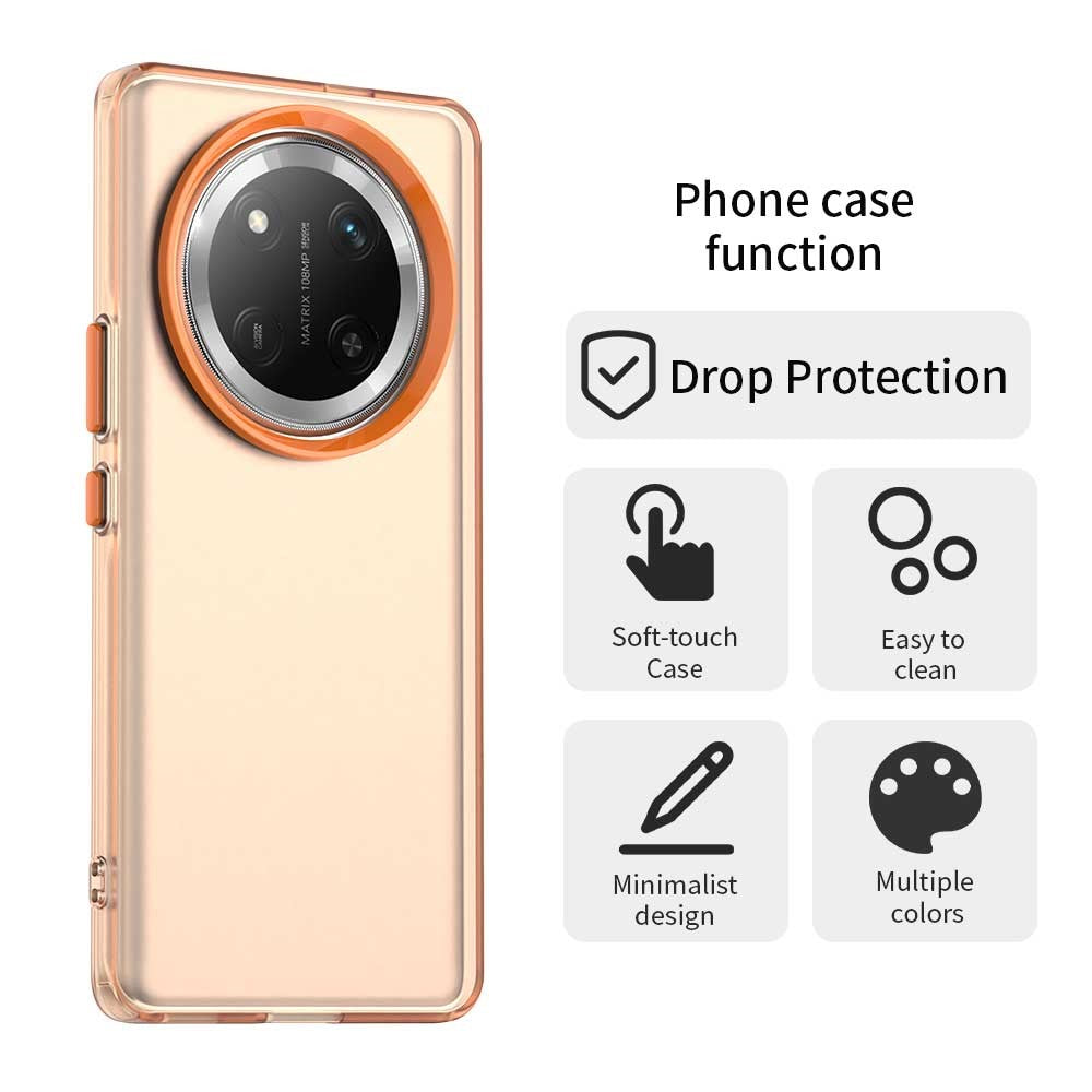 For Honor Magic7 Lite 5G / X9c 5G / X60 Pro 5G Case PC+TPU+PET Matte Anti-Drop Phone Back Cover