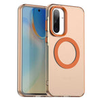 For Samsung Galaxy A36 5G / A56 5G Magnetic Case PC+TPU+PET Anti-Drop Phone Cover