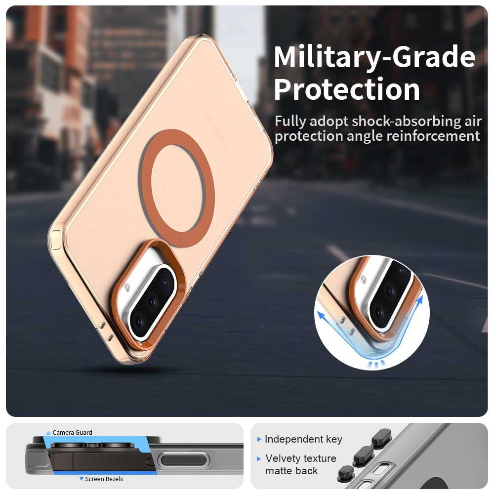 For Samsung Galaxy A36 5G / A56 5G Magnetic Case PC+TPU+PET Anti-Drop Phone Cover