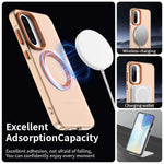 For Samsung Galaxy A36 5G / A56 5G Magnetic Case PC+TPU+PET Anti-Drop Phone Cover