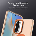For Samsung Galaxy A36 5G / A56 5G Magnetic Case PC+TPU+PET Anti-Drop Phone Cover
