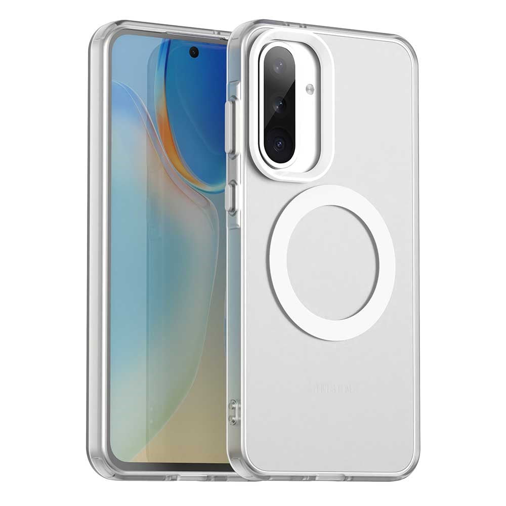 For Samsung Galaxy A36 5G / A56 5G Magnetic Case PC+TPU+PET Anti-Drop Phone Cover