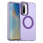 For Samsung Galaxy A36 5G / A56 5G Magnetic Case PC+TPU+PET Anti-Drop Phone Cover
