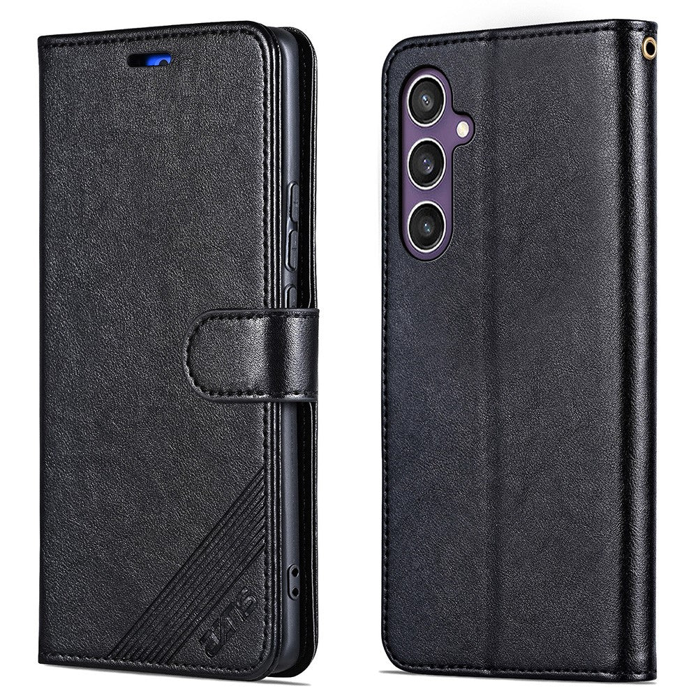AZNS Til Samsung Galaxy A16 5G / 4G Cover Ridsefast PU Læder Standerpung Telefoncover