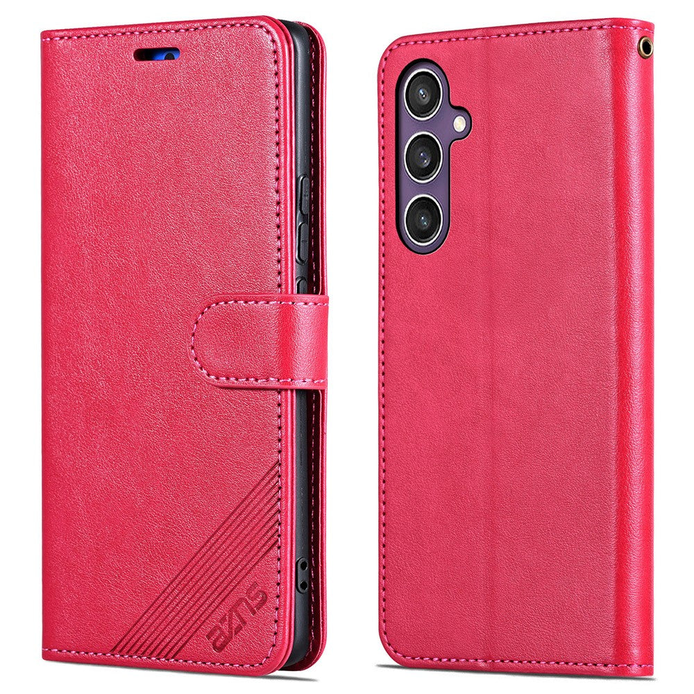 AZNS Til Samsung Galaxy A16 5G / 4G Cover Ridsefast PU Læder Standerpung Telefoncover