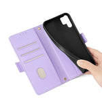 For Samsung Galaxy S23 Ultra Leather Wallet Case RFID Blocking Stand Cover with Hand Strap