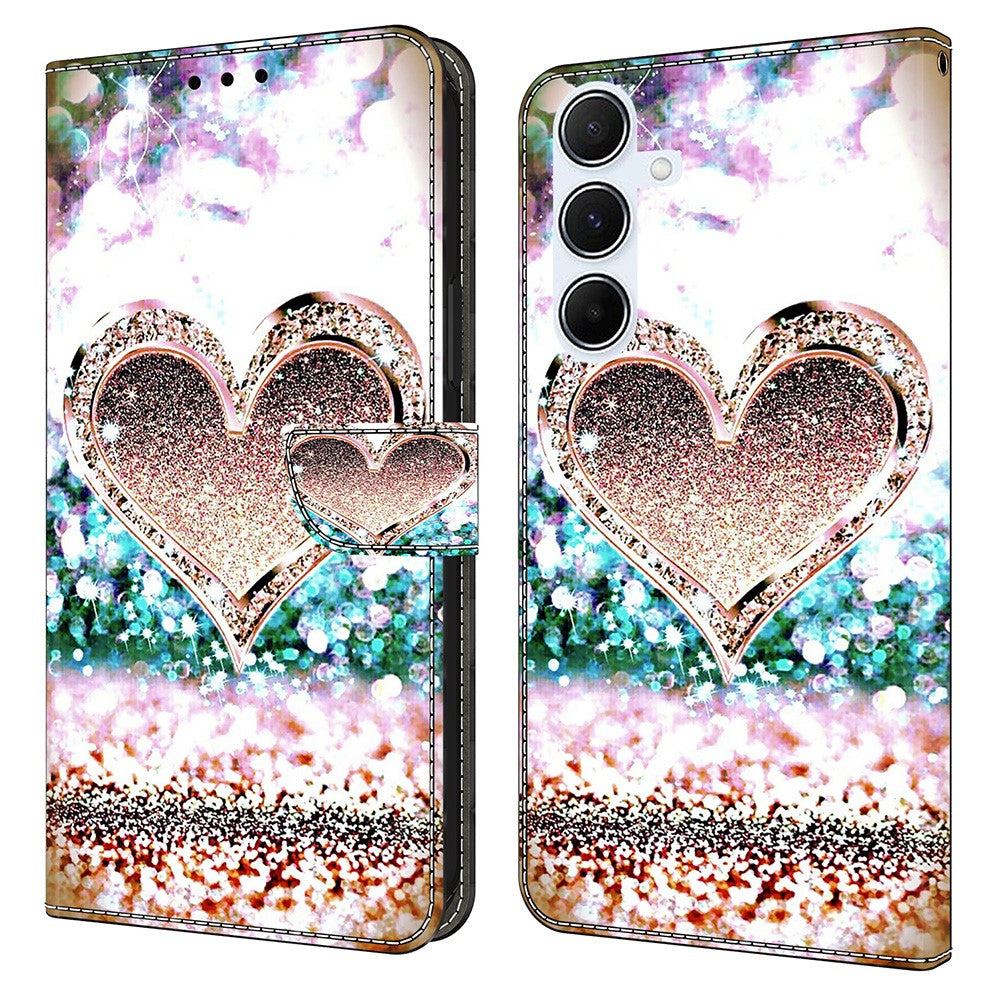 For Samsung Galaxy A36 5G / A56 5G Case 3D Pattern PU Leather Wallet Phone Cover with Stand