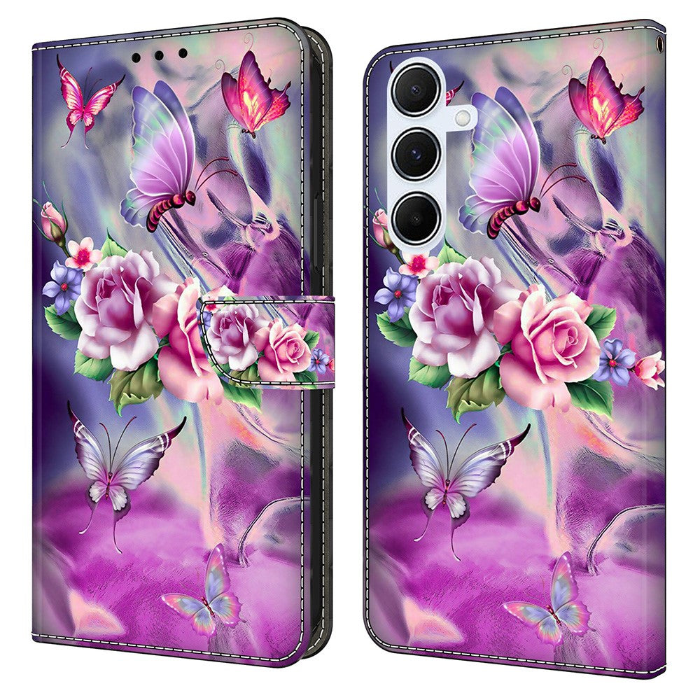 Til Samsung Galaxy A16 5G / 4G Etui 3D Mønster PU Læder Pung Telefon Cover med Stand