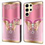 For Samsung Galaxy S25 Ultra Case 3D Pattern PU Leather Wallet Phone Cover with Stand