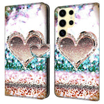 For Samsung Galaxy S25 Ultra Case 3D Pattern PU Leather Wallet Phone Cover with Stand
