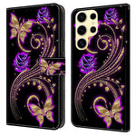 For Samsung Galaxy S25 Ultra Case 3D Pattern PU Leather Wallet Phone Cover with Stand