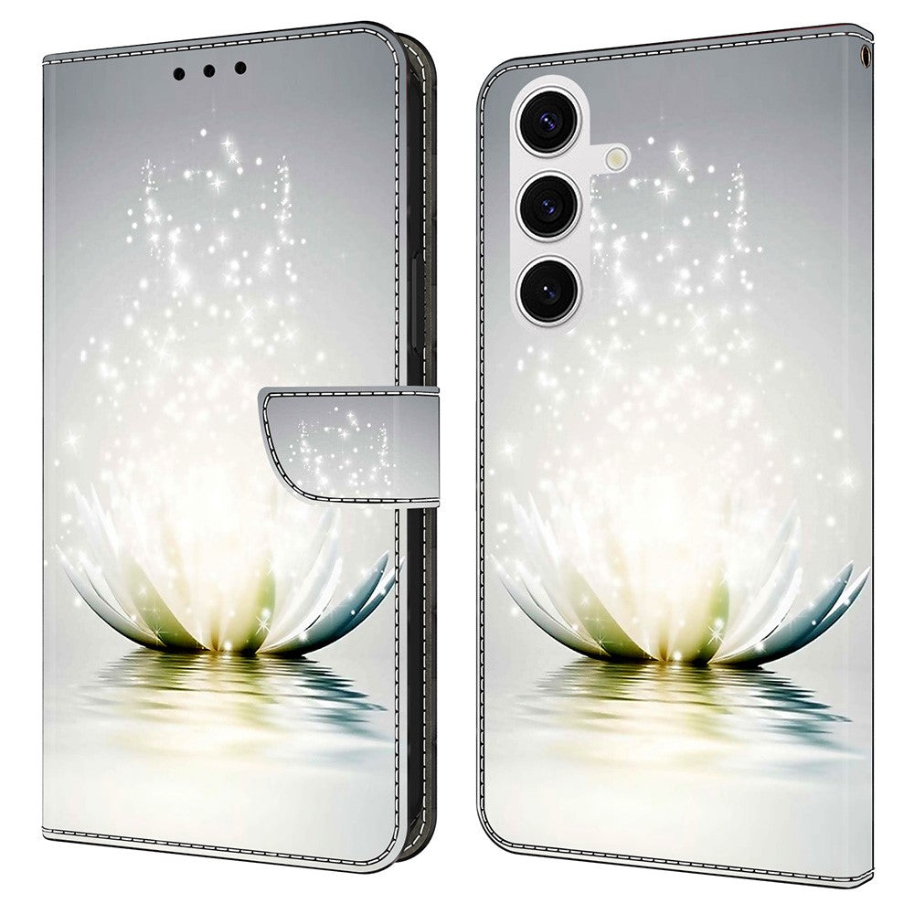For Samsung Galaxy S25 Case 3D Pattern PU Leather Wallet Phone Cover with Stand