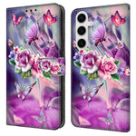 For Samsung Galaxy S25 Case 3D Pattern PU Leather Wallet Phone Cover with Stand