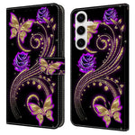 For Samsung Galaxy S25 Case 3D Pattern PU Leather Wallet Phone Cover with Stand