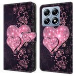 For Xiaomi 14T Pro Case 3D Pattern PU Leather Wallet Phone Cover with Stand