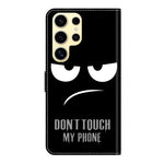 For Samsung Galaxy S25 Ultra Case Magnetic Clasp 3D Pattern Leather Wallet Phone Cover