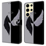 For Samsung Galaxy S25 Ultra Case Magnetic Clasp 3D Pattern Leather Wallet Phone Cover
