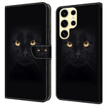 For Samsung Galaxy S25 Ultra Case Magnetic Clasp 3D Pattern Leather Wallet Phone Cover