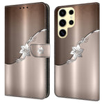 For Samsung Galaxy S25 Ultra Case Magnetic Clasp 3D Pattern Leather Wallet Phone Cover