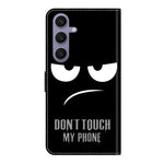 For Samsung Galaxy S25 Case Magnetic Clasp 3D Pattern Leather Wallet Phone Cover