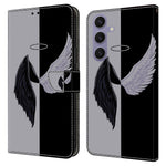 For Samsung Galaxy S25 Case Magnetic Clasp 3D Pattern Leather Wallet Phone Cover