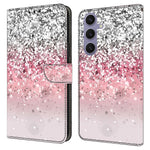 For Samsung Galaxy S25 Case Magnetic Clasp 3D Pattern Leather Wallet Phone Cover
