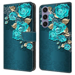 For Samsung Galaxy S25 Case Magnetic Clasp 3D Pattern Leather Wallet Phone Cover