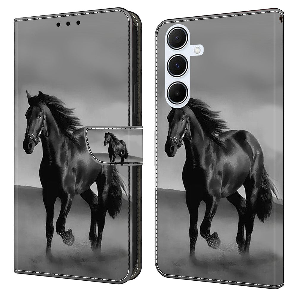 For Samsung Galaxy A36 5G / A56 5G Case Magnetic Clasp 3D Pattern Leather Wallet Phone Cover