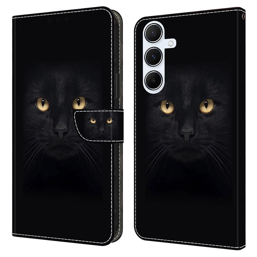 For Samsung Galaxy A36 5G / A56 5G Case Magnetic Clasp 3D Pattern Leather Wallet Phone Cover
