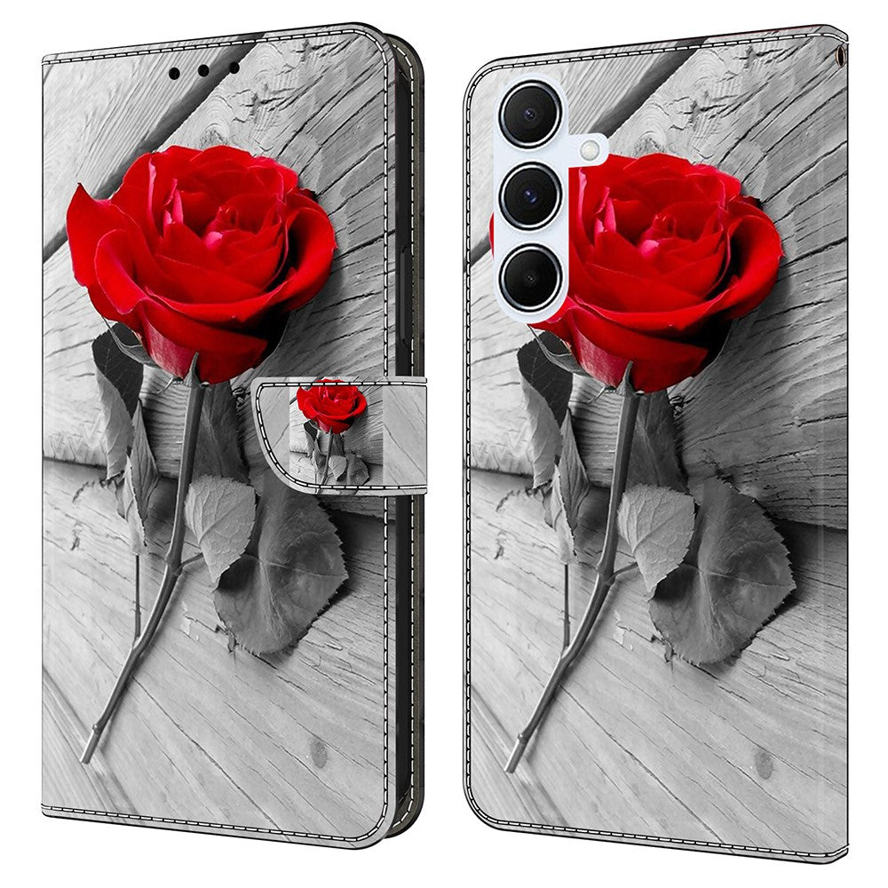 For Samsung Galaxy A36 5G / A56 5G Case Magnetic Clasp 3D Pattern Leather Wallet Phone Cover