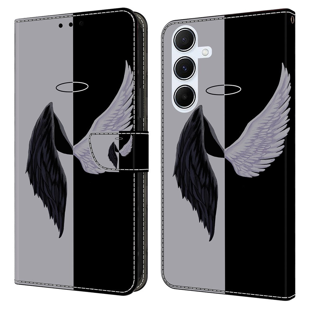 Til Samsung Galaxy A16 5G / 4G Etui Magnetisk Lås 3D Mønster Læder Pung Telefoncover