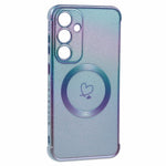 For Samsung Galaxy S25 Magnetic Case TPU Gradient Electroplated Phone Cover