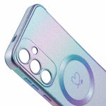 For Samsung Galaxy S25 Magnetic Case TPU Gradient Electroplated Phone Cover