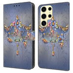 For Samsung Galaxy S25 Ultra Case PU Leather Wallet Phone Cover with Stand