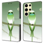 For Samsung Galaxy S25 Ultra Case PU Leather Wallet Phone Cover with Stand