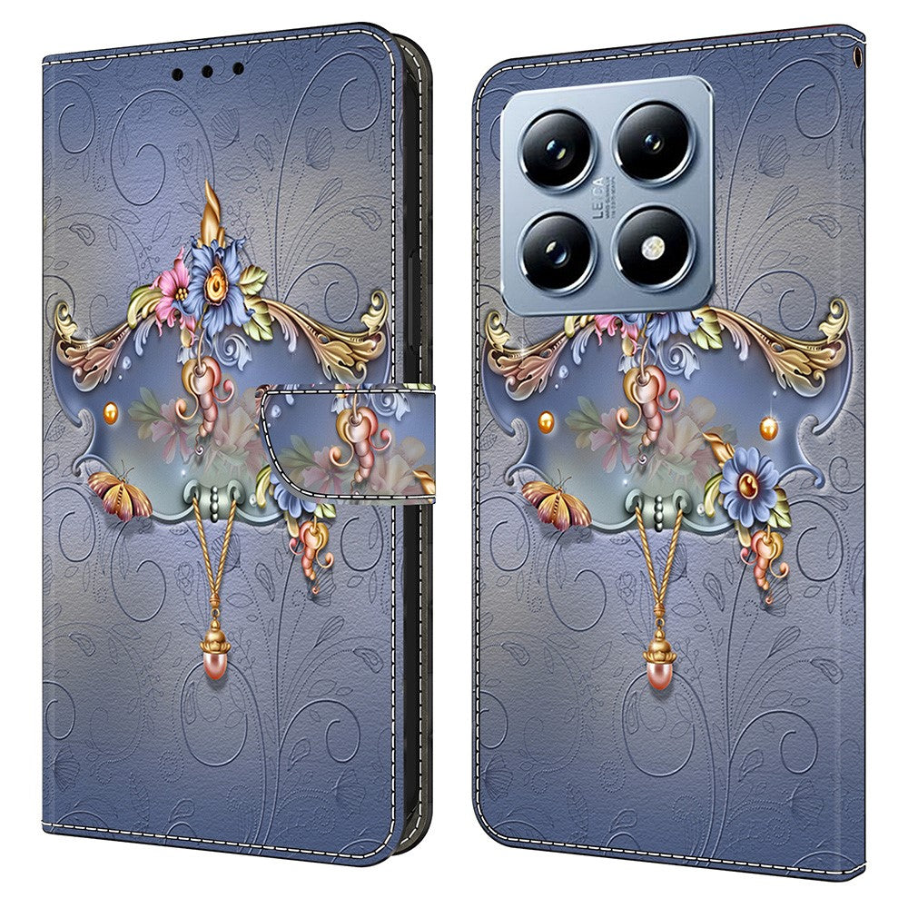 For Xiaomi 14T Pro Case PU Leather Wallet Phone Cover with Stand