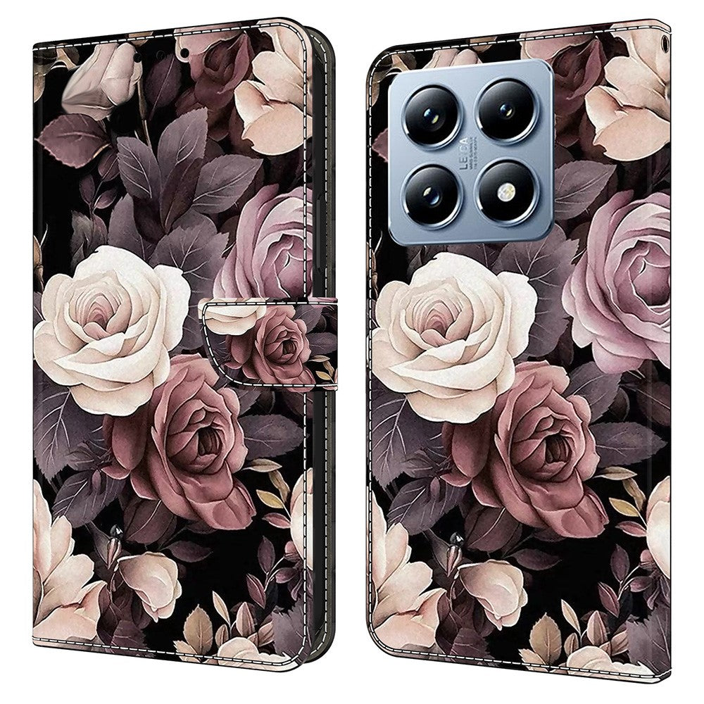 For Xiaomi 14T Pro Case PU Leather Wallet Phone Cover with Stand