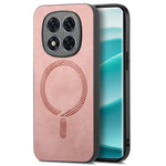 For Xiaomi Redmi Note 14 Pro+ 5G Leather Back Magnetic Case Skin-Touch Phone Cover