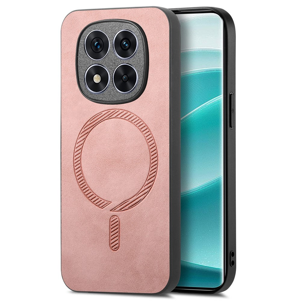 For Xiaomi Redmi Note 14 Pro+ 5G Leather Back Magnetic Case Skin-Touch Phone Cover