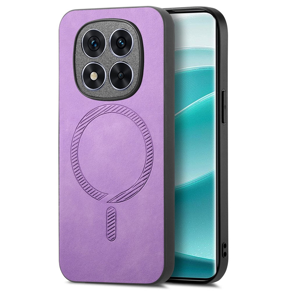 For Xiaomi Redmi Note 14 Pro+ 5G Leather Back Magnetic Case Skin-Touch Phone Cover