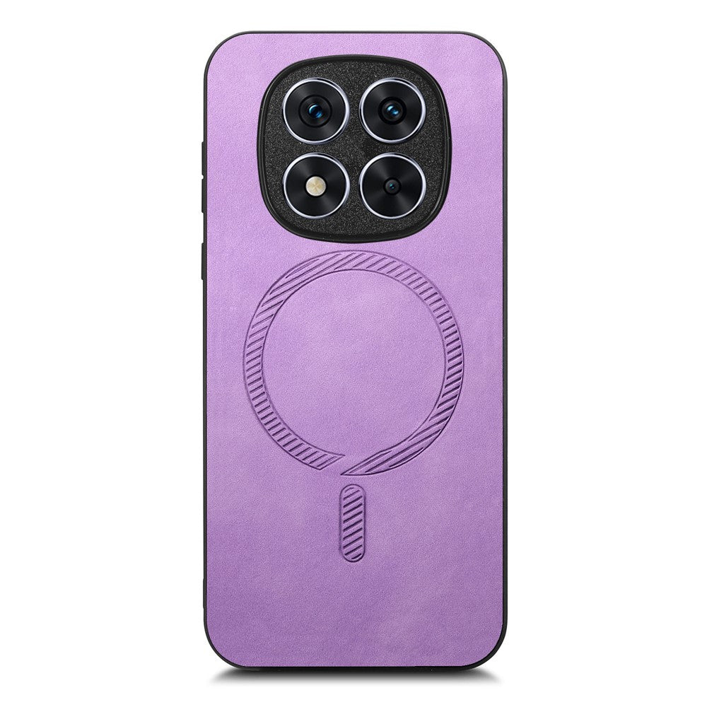 For Xiaomi Redmi Note 14 Pro+ 5G Leather Back Magnetic Case Skin-Touch Phone Cover