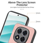 For Xiaomi Redmi Note 14 Pro+ 5G Leather Back Magnetic Case Skin-Touch Phone Cover