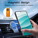 For Xiaomi Redmi Note 14 Pro+ 5G Leather Back Magnetic Case Skin-Touch Phone Cover