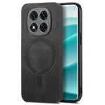 For Xiaomi Redmi Note 14 Pro+ 5G Leather Back Magnetic Case Skin-Touch Phone Cover