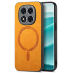 For Xiaomi Redmi Note 14 Pro+ 5G Leather Back Magnetic Case Skin-Touch Phone Cover