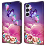For Samsung Galaxy A36 5G / A56 5G Case Pattern Printed Protective Cover TPU+PU Leather Flip Phone Case