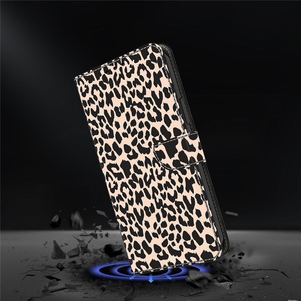 Til Samsung Galaxy S25+ Cover med mønstertryk Beskyttende Cover TPU+PU Læder Flip Telefoncover