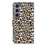 Til Samsung Galaxy S25+ Cover med mønstertryk Beskyttende Cover TPU+PU Læder Flip Telefoncover