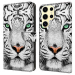For Samsung Galaxy S25 Ultra Case Pattern Printed Protective Cover TPU+PU Leather Flip Phone Case